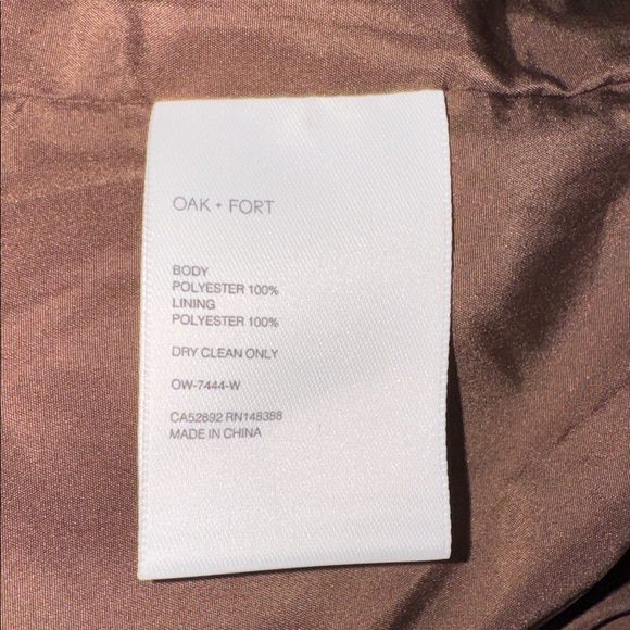 OAK + FORT Teddy Jacket - Coffee Liqueur XS - Picture 10 of 11